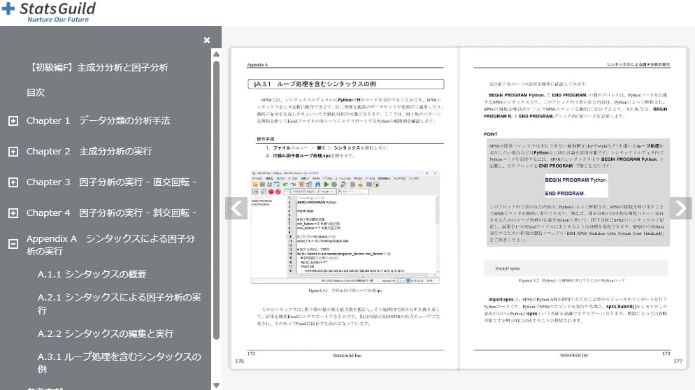 シンタックスとPythonの連携による効率化