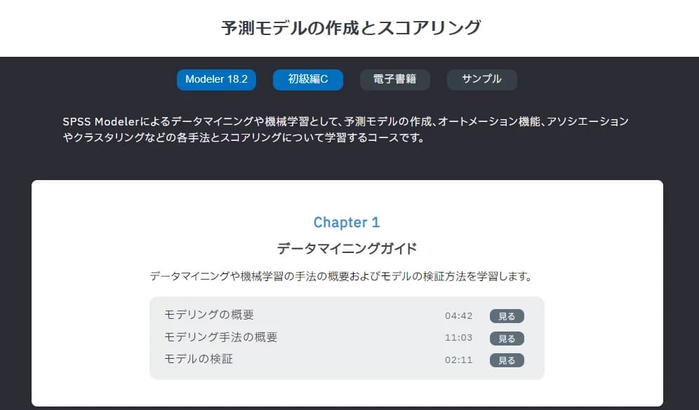 必要なセクションを自由に視聴