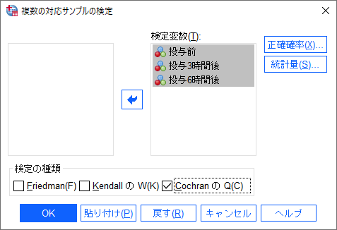 コクランのQ検定